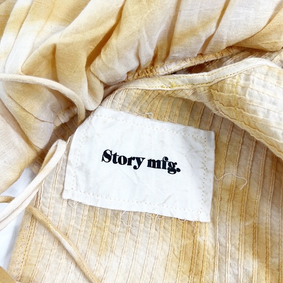 Story mfg. Mon Tie Dye Tie Back Top - Picture 7 of 16
